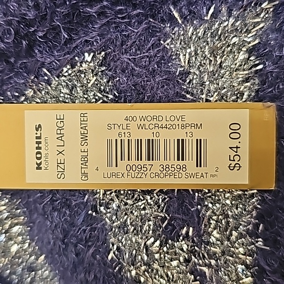 Woman's, Lauren Conrad, XL , cropped sweater - Picture 6 of 6